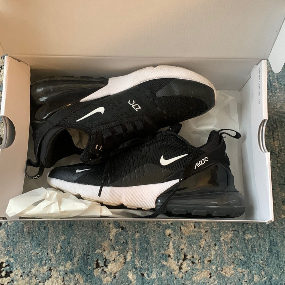 Lightly worn, Nike Air Max 270c women’s size 7.  Like new. Worn twice.